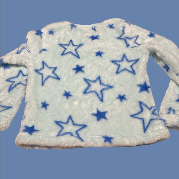 Fuzzy Fleece Sweat Shirt - Size 7/8 - Picture 4 of 6